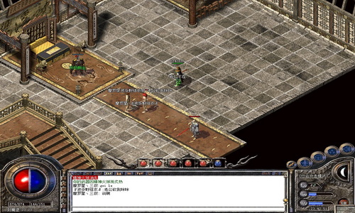 变态传奇游戏中真正的战士。